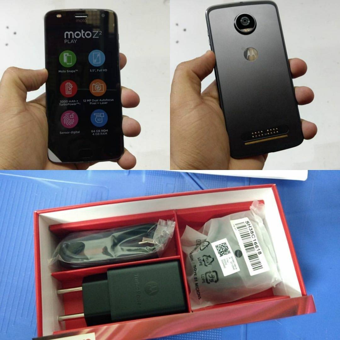 Moto Z2 Play Box and Hands On