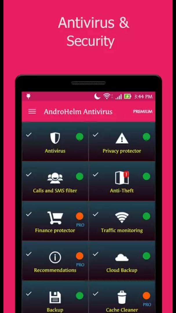 ANDROHELM MOBILE SECURITY