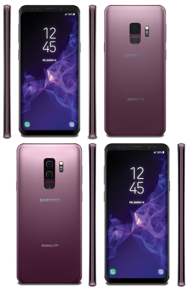 Samsung Galaxy S9 and S9 Plus Lilac Purple