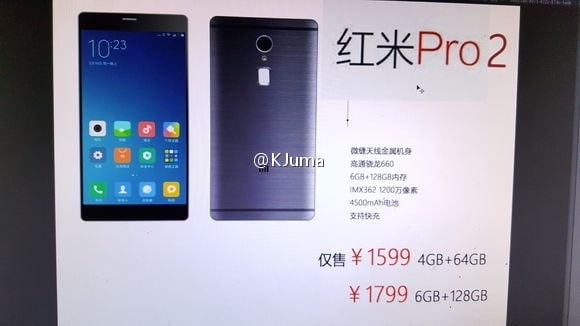 Xiaomi Redmi Pro 2 has leaked