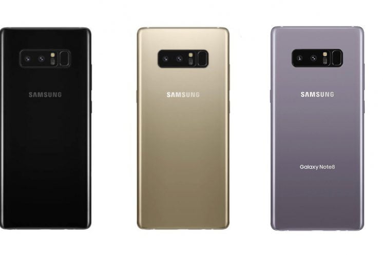 Galaxy Note 8 Colors