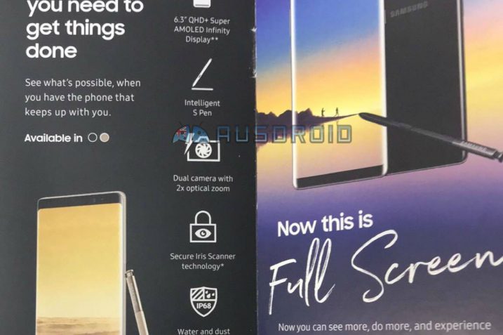 Galaxy Note 8 Marketing Material