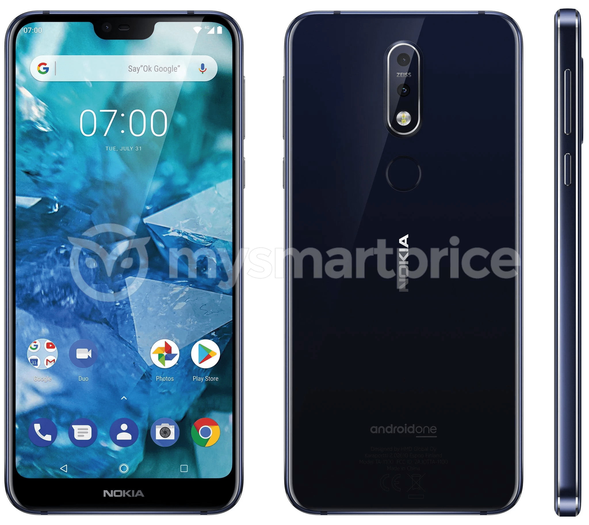 Nokia 7.1 Plus press image that leaked recently