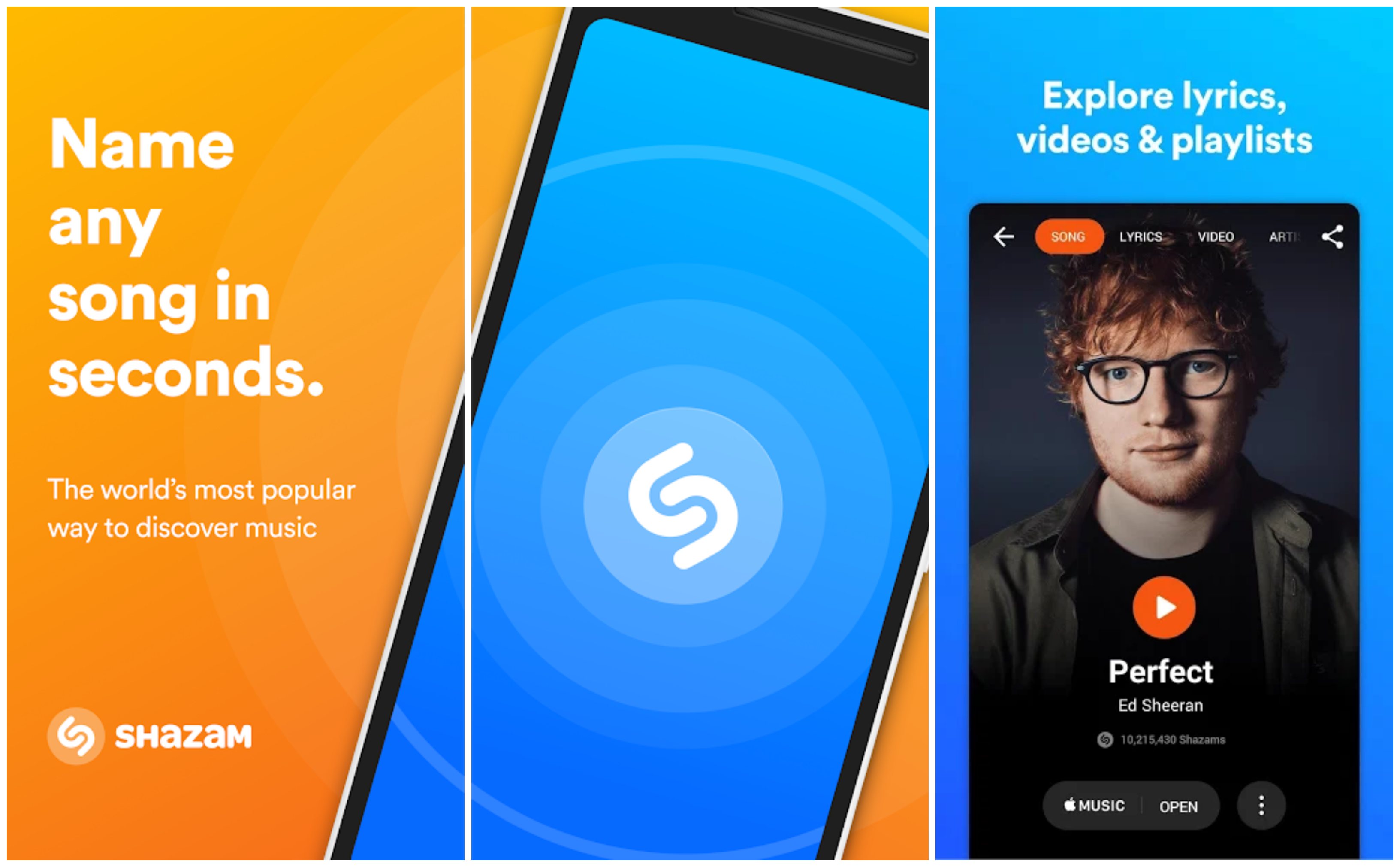 Shazam Best Song Identifer App