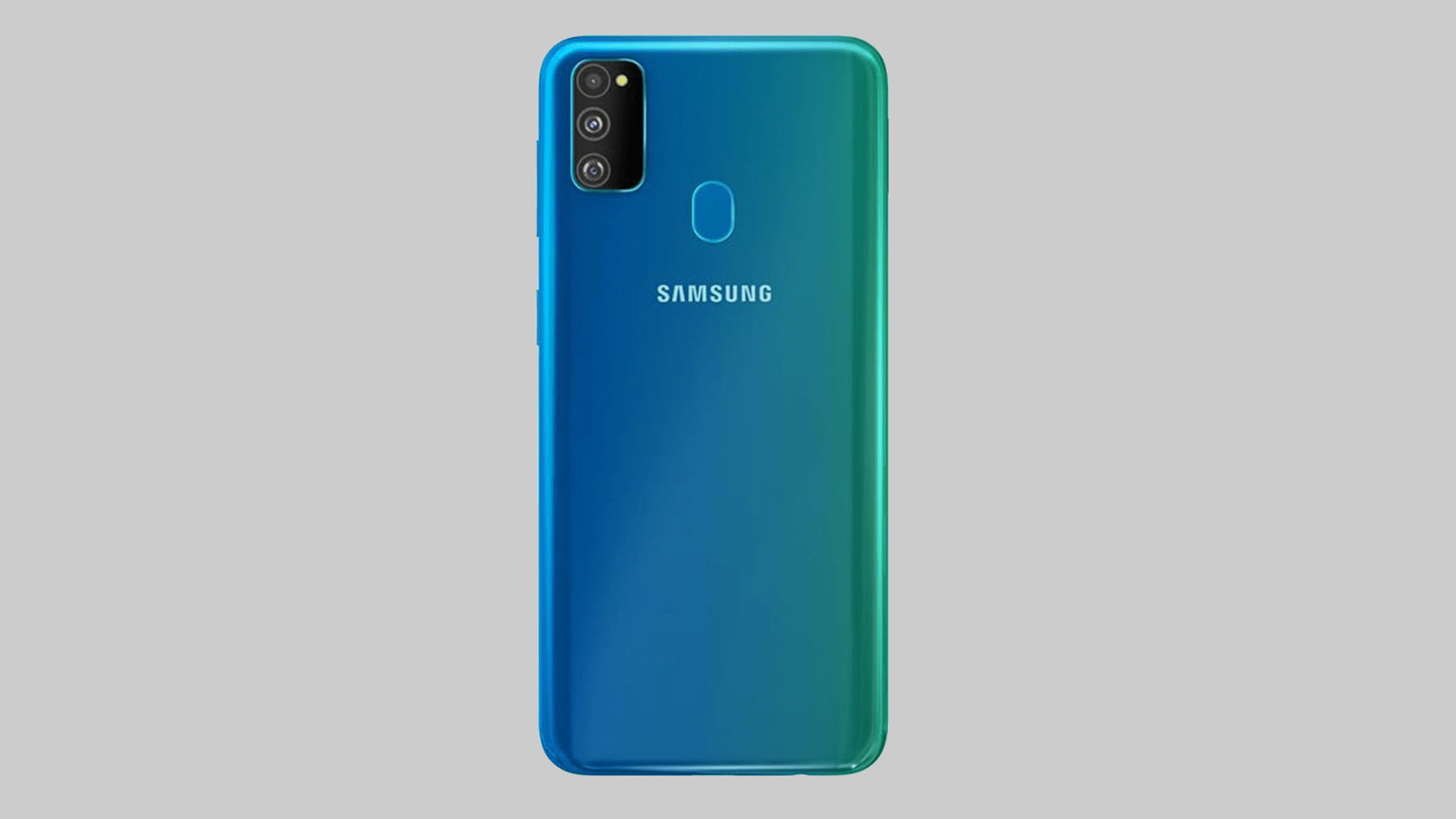Samsung Galaxy M30s from the rear