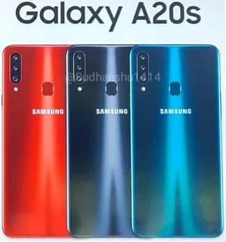 Samsung Galaxy A20s From Rear