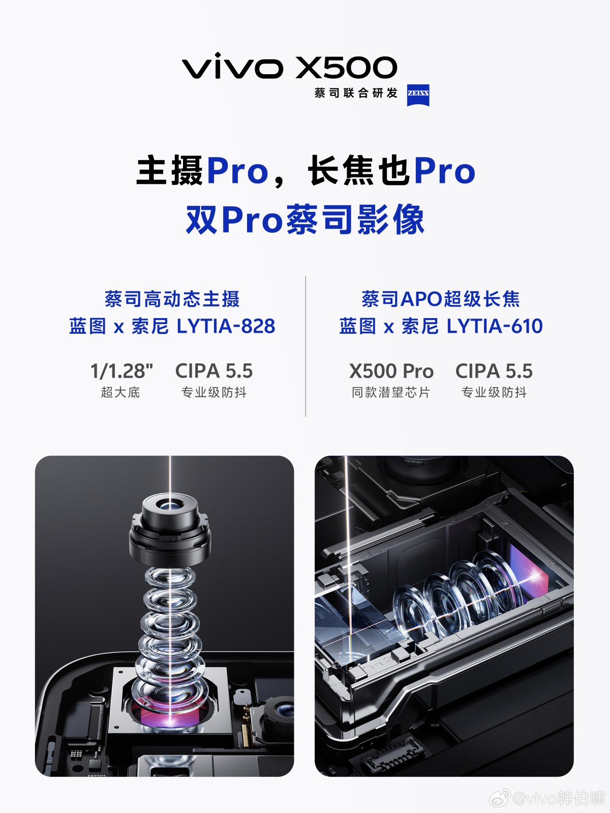 Vivo X500 to feature the same primary camera as Vivo X300 Pro